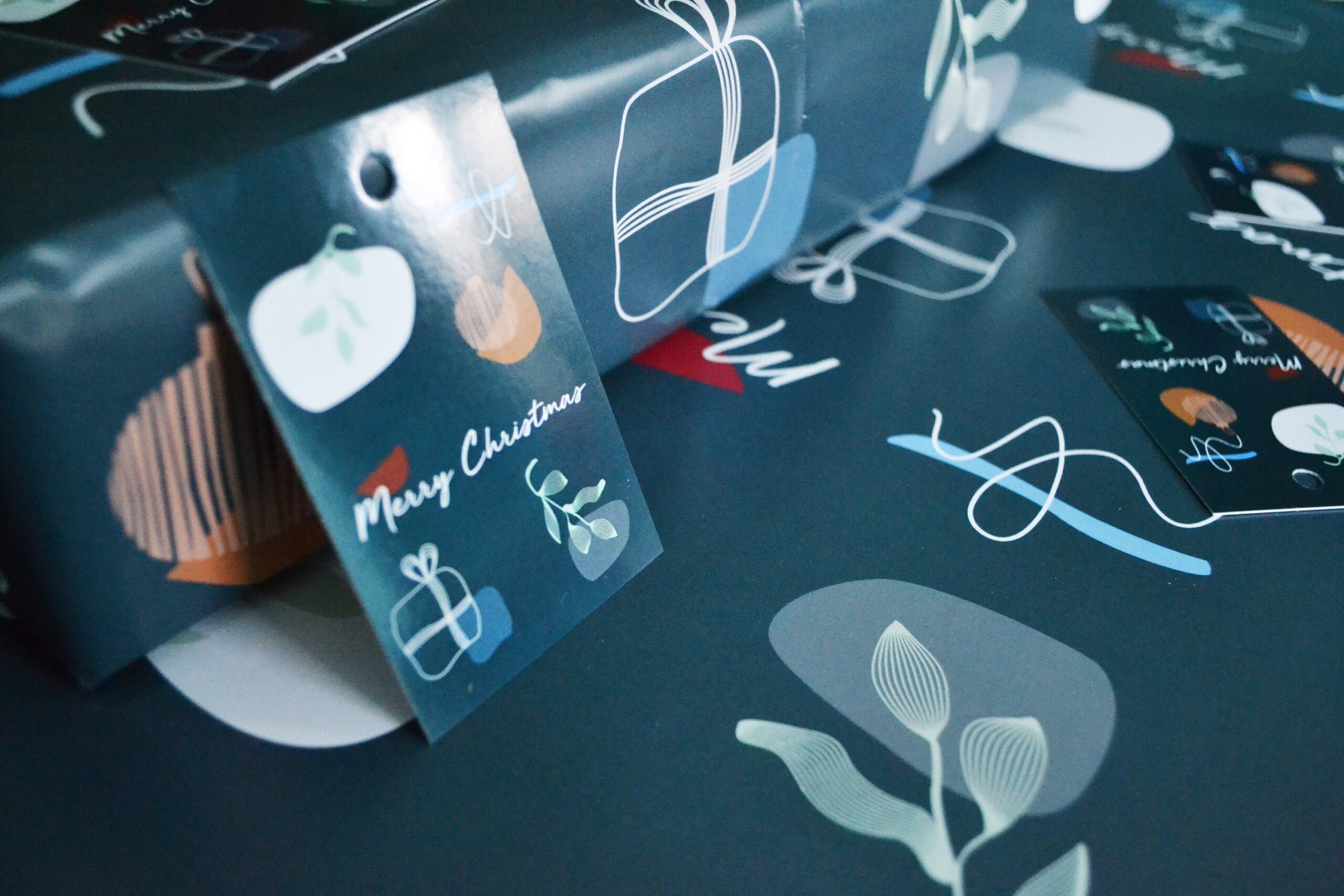 Serene Deep Blue Gift Tag (3 pack)