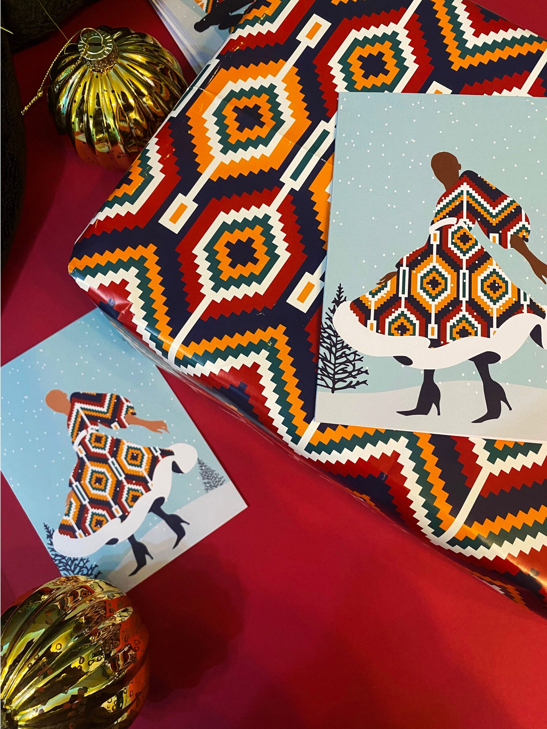 African Print wrapping Paper - Image 4